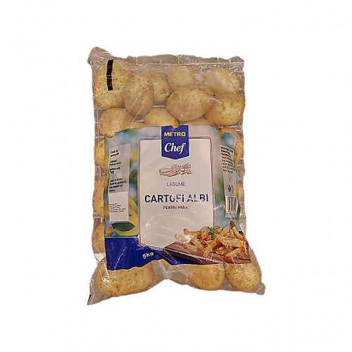 Cartofi albi pentru prajit Chef 5 Kg.